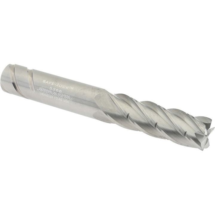 1/2" 5-Flute Solid Carbide Corner Radius End Mill - Kennametal 6754956