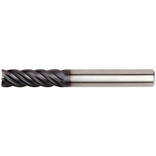 3/8" 5-Flute Solid Carbide Corner Radius End Mill, AlTiN - Kennametal 6769787