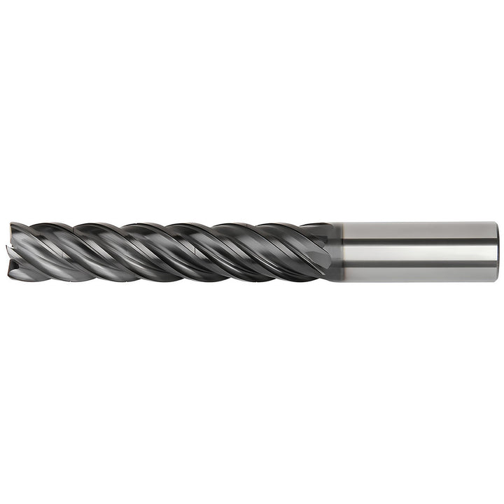 1/2" 5-Flute Solid Carbide Corner Radius End Mill, AlTiN - Kennametal 6764478