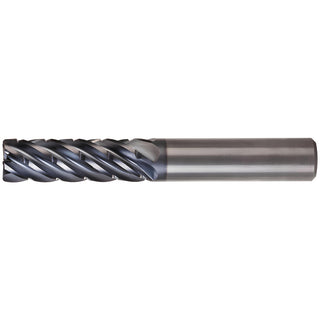 1" 6-Flute Solid Carbide Corner Radius End Mill, AlTiN - Kennametal 6767721