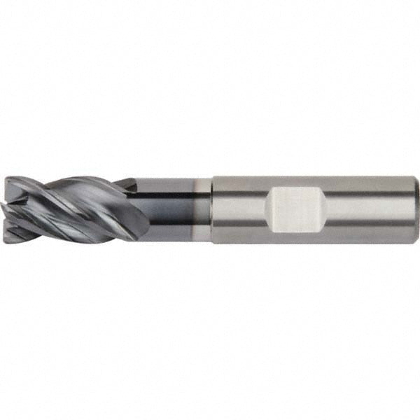 0.2362" 4-Flute Solid Carbide Square End Mill, AlTiN - Kennametal 6769588