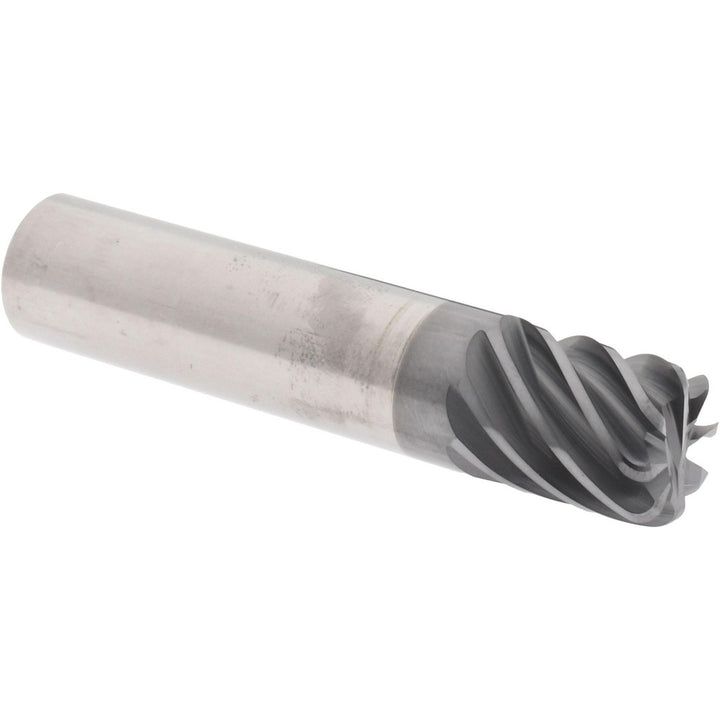 5/8" 8-Flute Solid Carbide Corner Radius End Mill, AlCrTiN - Accupro 317236