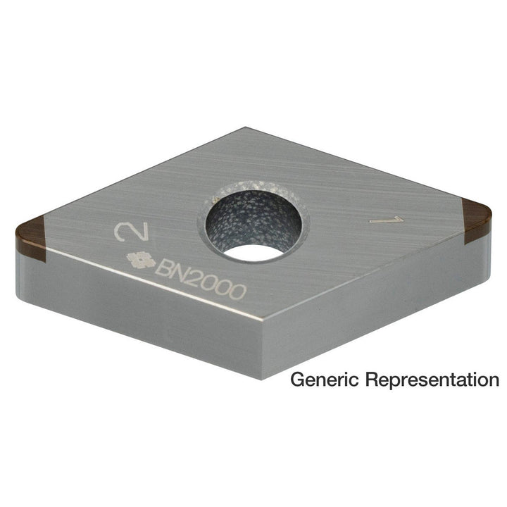 2NU-DNGA150404 Polycrystalline Cubic Boron Nitride Insert, Grade BN7500 - Sumitomo 16RK125