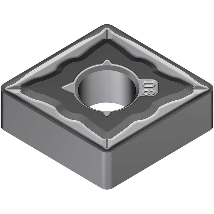 CNMG120412N-EM Solid Carbide Insert, Grade AC6020M, Absotech Platinum - Sumitomo 19R5CNC