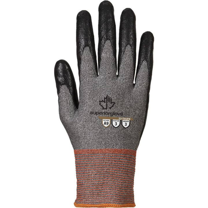X-Large Gray TenActiv Cut, Puncture & Abrasion-Resistant Gloves - Superior Glove Works S21TXUFN-10