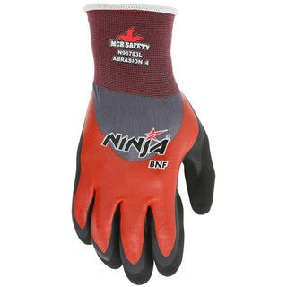 X-Large Black; Orange; Gray General Purpose Gloves - MCR Safety N96783XL
