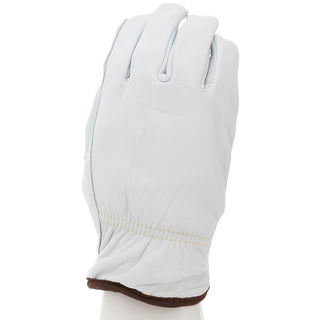 X-Large White Goatskin Cut, Puncture & Abrasion-Resistant Gloves - MCR Safety 3613HXL