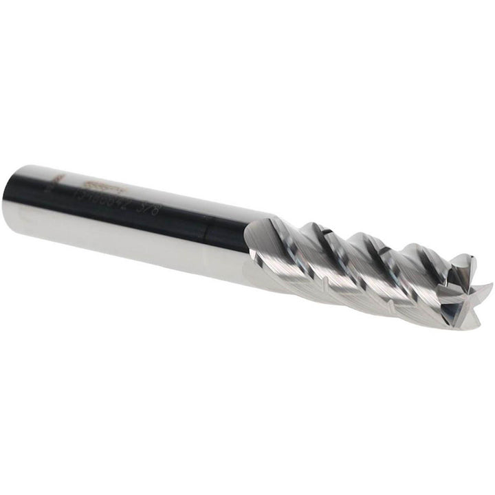 3/8" 5-Flute Solid Carbide Corner Radius & Corner Chamfer End Mill - Accupro 14777954