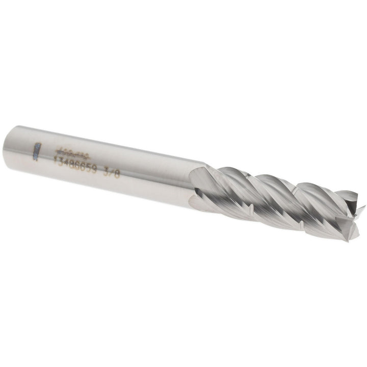 3/8" 5-Flute Solid Carbide Square End Mill - Accupro 14777953