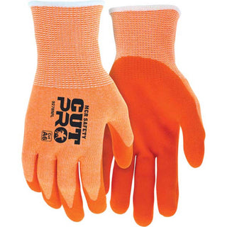 Small Orange HPPE Cut, Puncture & Abrasion-Resistant Gloves - MCR Safety 92730HVS