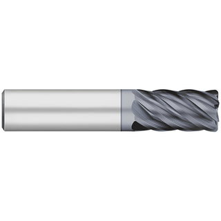 3/8" 6-Flute Solid Carbide Corner Radius End Mill, ALCRO-MAX - Titan USA TC64430