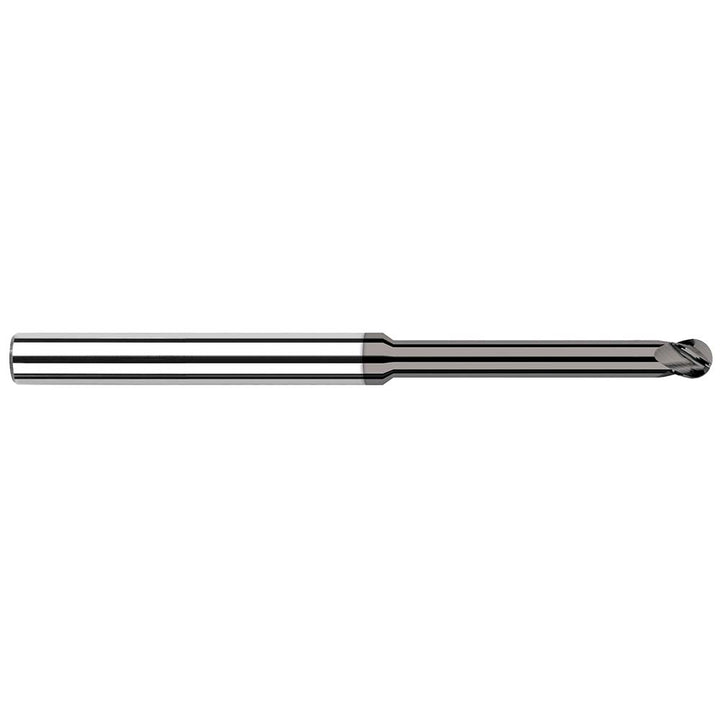 1/16" 4-Flute Solid Carbide Ball End Mill, CVD Diamond - Harvey Tool 62062