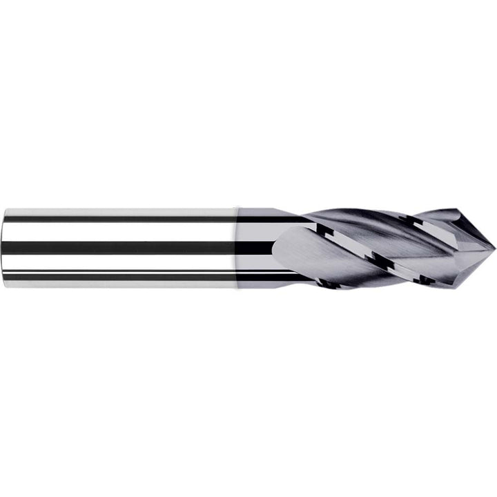 1/4" 4-Flute Solid Carbide Drill Mill End Mill, AlTiN - Harvey Tool 824016-C3