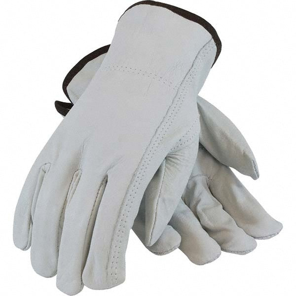 Large Natural Split Cowhide General Purpose Gloves - PIP 68-163/L