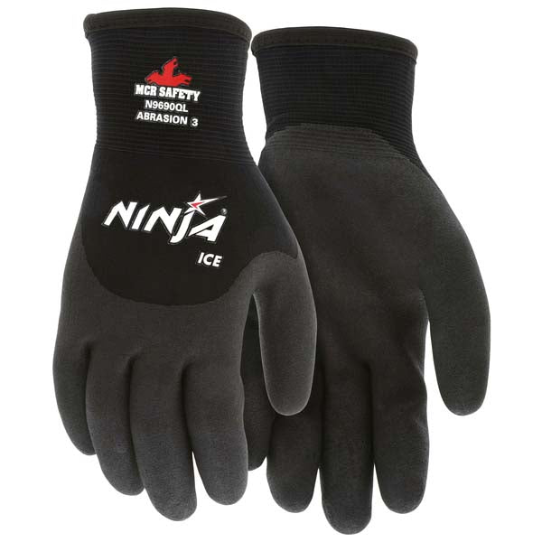 Medium Black General Purpose Gloves - MCR Safety N9690QM
