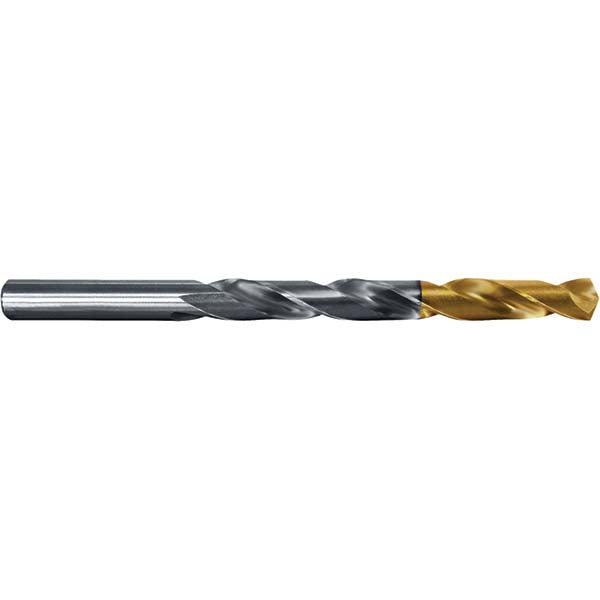 Letter F High Speed Steel Drill Bit, TiN, 118° point - Cle-Line C97334