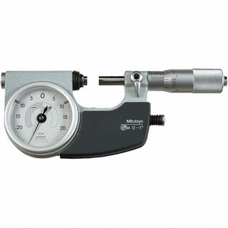 1" Micrometer, 0.000050" grad - Mitutoyo 510-131CAL