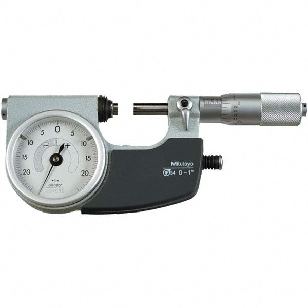 1" Micrometer, 0.000050" grad - Mitutoyo 510-131CAL