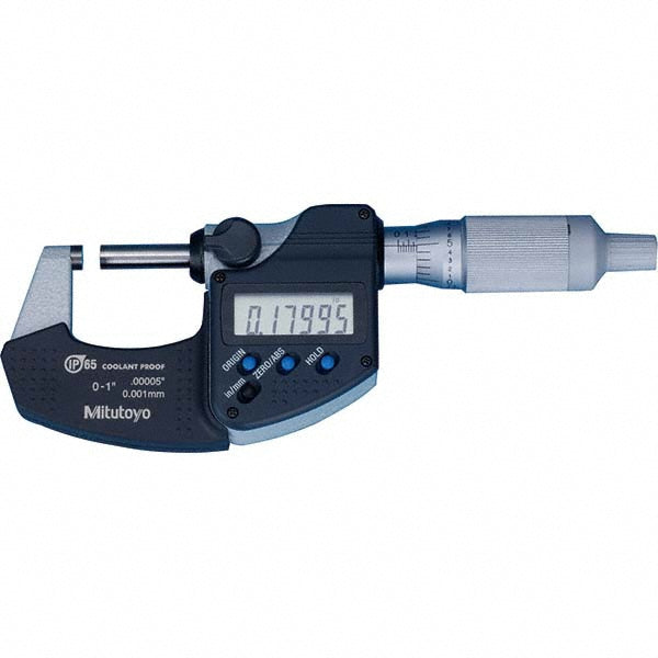 1.0000" Micrometer, +/-0.00010" accuracy - Mitutoyo 293-349-30CAL