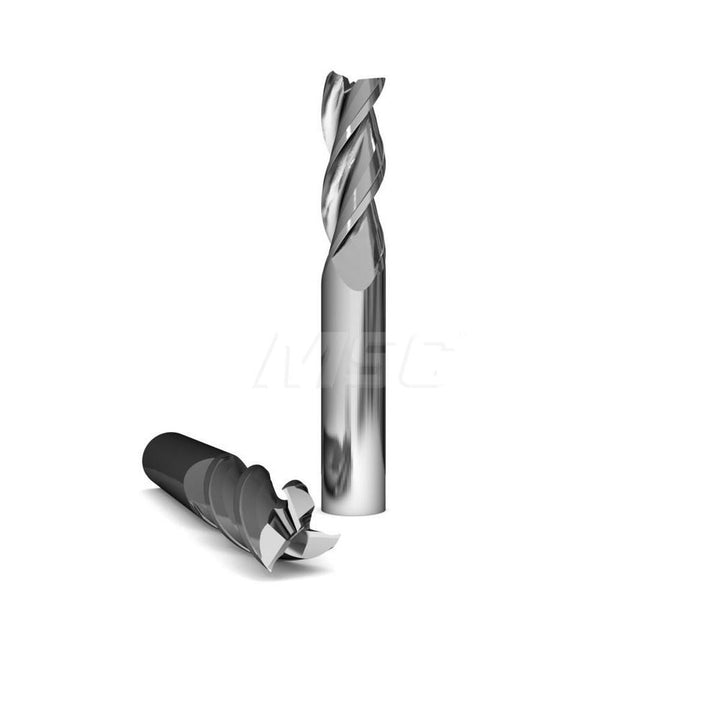 3/8" 3-Flute Solid Carbide Square End Mill, ZrN - GWS 100971