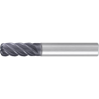 0.5000" 5-Flute Solid Carbide Corner Radius End Mill, AlCr - Emuge 3902L.A50030
