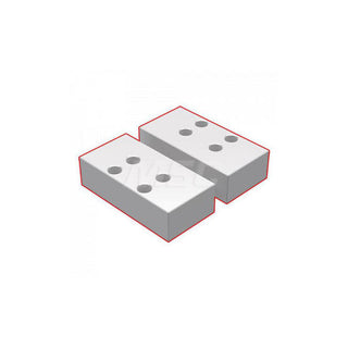 125.73mm" Jaw Aluminum Vise Jaws - 5th Axis VAJ52X