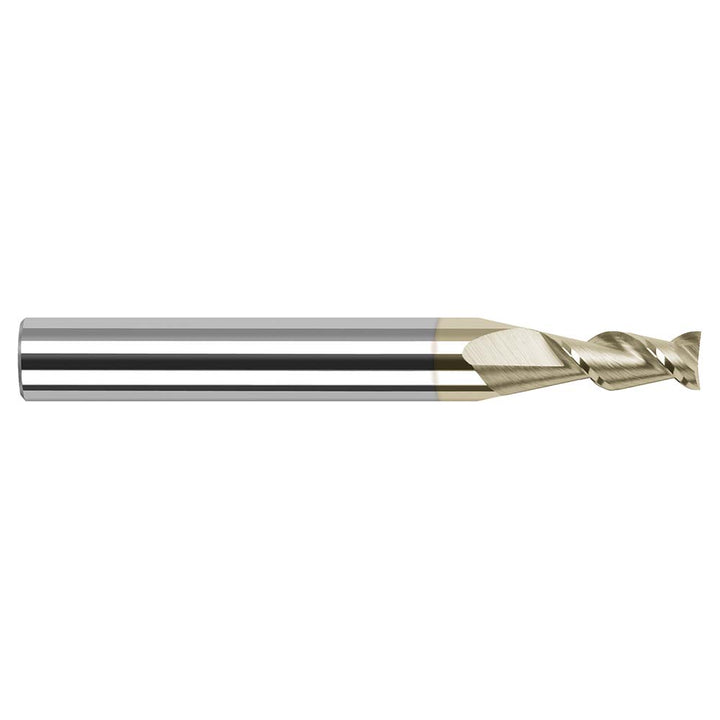 0.1000" 2-Flute Solid Carbide Square End Mill, ZrN - Harvey Tool 24199-C7
