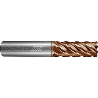 1/2" 6-Flute Solid Carbide Corner Radius End Mill, Tplus - Helical Solutions 59929