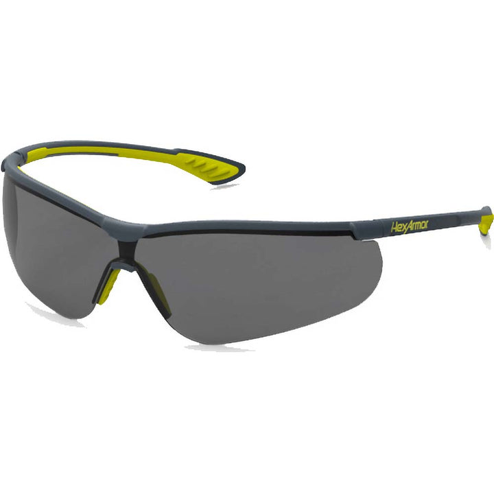 Universal Gray Safety Glasses - HexArmor. 11-15007-05