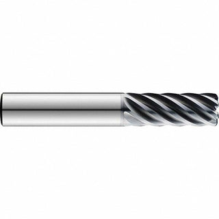 3/4" 7-Flute Solid Carbide Corner Radius End Mill, AlTiN - SGS 77288