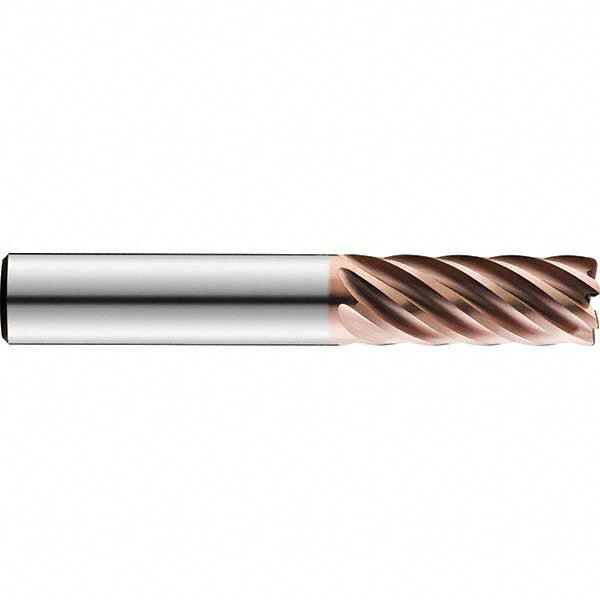 1/4" 7-Flute Solid Carbide Square End Mill, TiN - SGS 77125