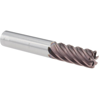 1/2" 7-Flute Solid Carbide Corner Radius End Mill, TM - SGS 77181