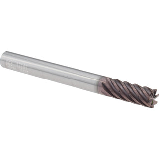 1/4" 7-Flute Solid Carbide Corner Radius End Mill, TM - SGS 77107