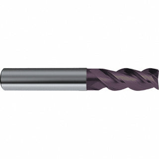 0.3346" 3-Flute Solid Carbide Corner Radius & Corner Chamfer End Mill, TiAlN - Guhring 9038910085000