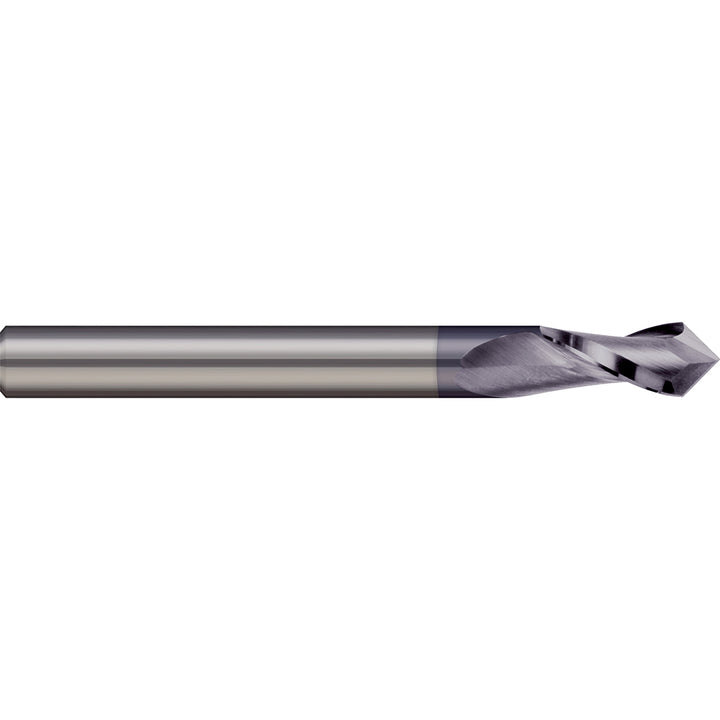 1/4" 2-Flute Solid Carbide Drill Mill End Mill, AlTiN - Micro 100 DM-250-290X