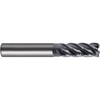 5-Flute Solid Carbide Corner Radius & Corner Chamfer End Mill, nano-A - Guhring 9069900127000