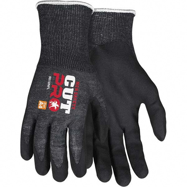 Small Black Aramid Cut & Puncture-Resistant Gloves - MCR Safety 9818NFS