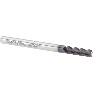 1/8" 4-Flute Solid Carbide Corner Radius End Mill, HTA - Seco 10008557