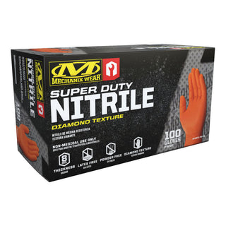 Orange Nitrile Gloves - Mechanix Wear D01-09-009-100