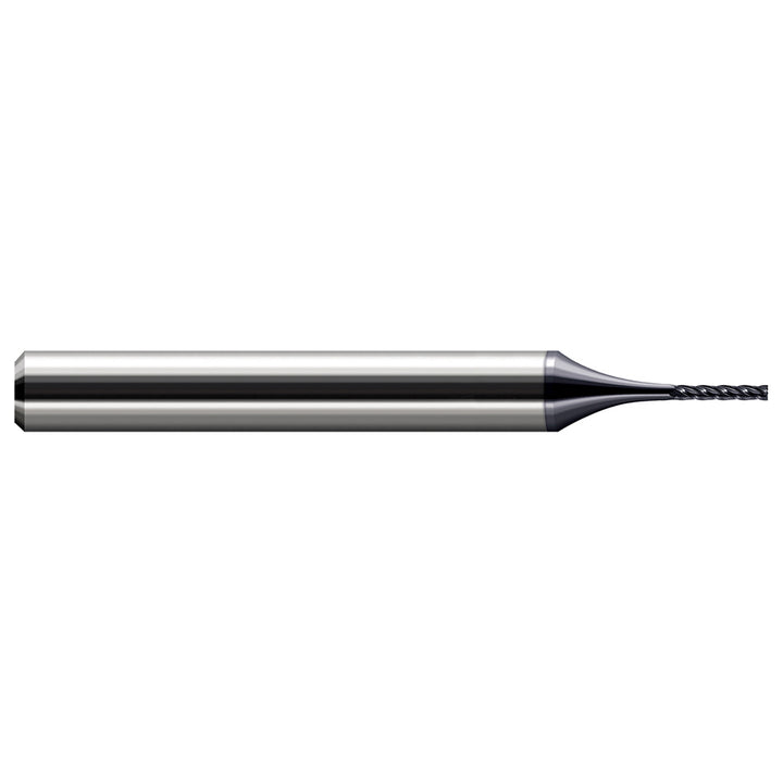 0.0140" 4-Flute Solid Carbide Square End Mill, AlTiN Nano - Harvey Tool 793314-C6