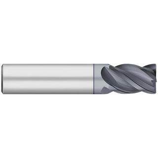 3/8" 4-Flute Solid Carbide Corner Radius End Mill, ALCRO-MAX - Titan USA TC21515