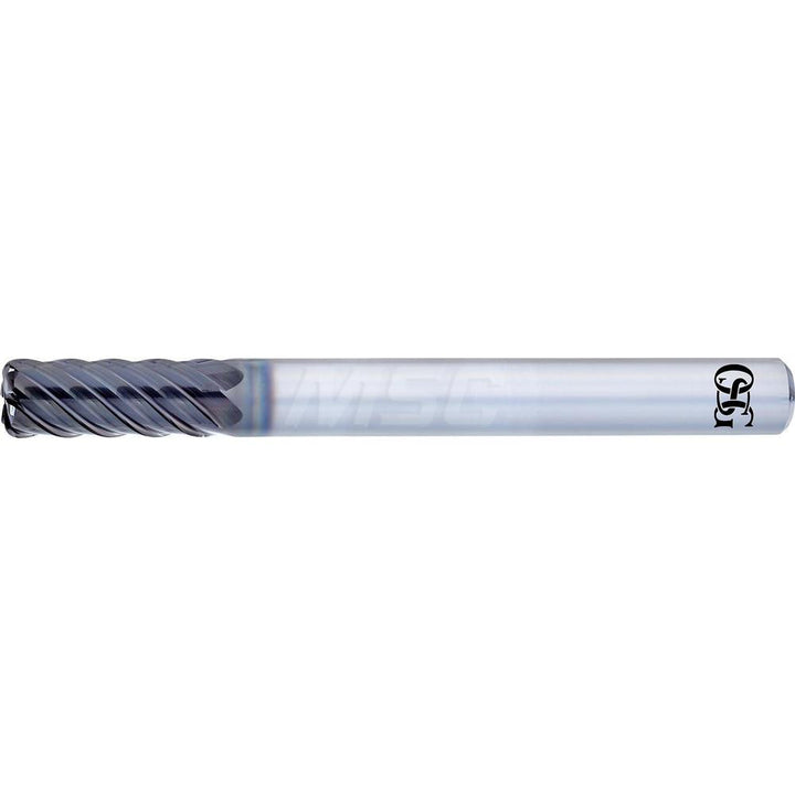 0.2362" 6-Flute Solid Carbide Corner Radius End Mill, Duarise - OSG 8549875