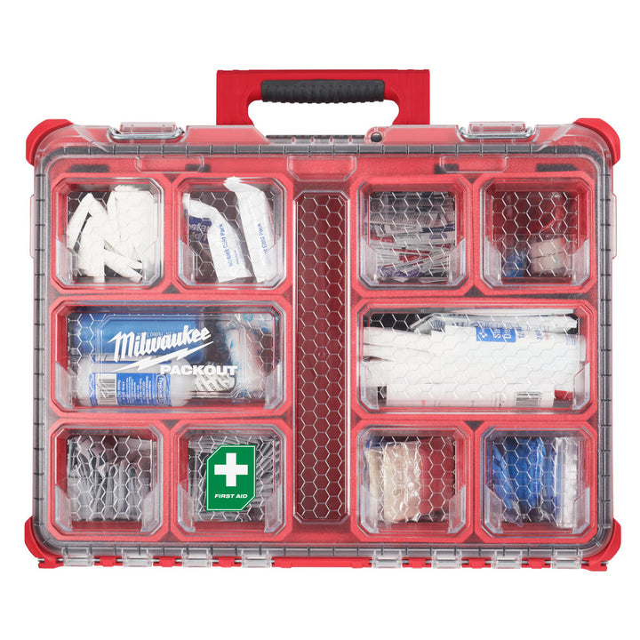 Red; Black First Aid Kit - Milwaukee Tool 48-73-8430C