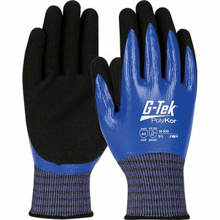 Medium Blue PolyKor Cut & Puncture-Resistant Gloves - PIP 16-939/M
