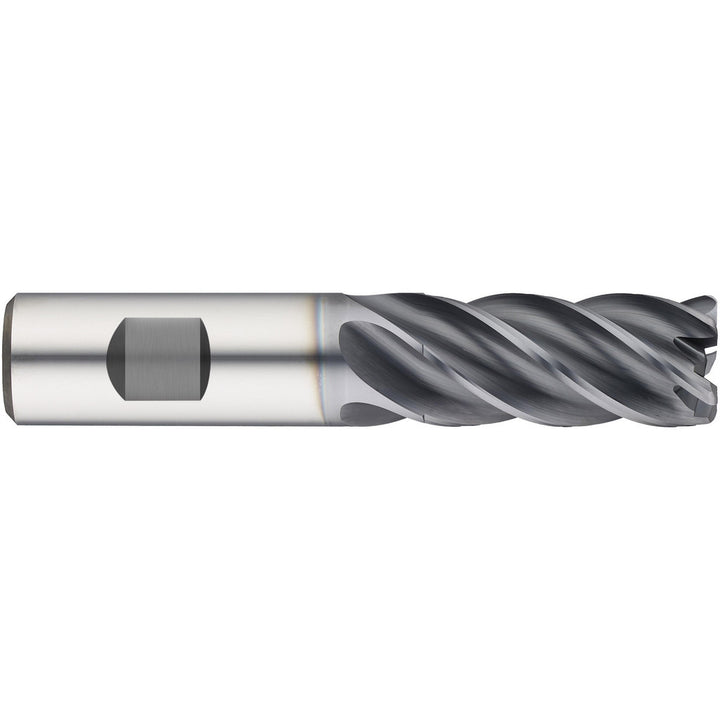 1/2" 5-Flute Solid Carbide Corner Radius End Mill, nano-A - Guhring 9069860127090