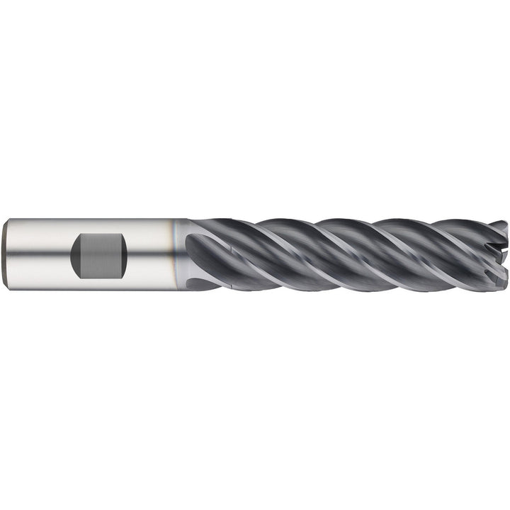 1" 5-Flute Solid Carbide Corner Radius End Mill, nano-A - Guhring 9069880254090