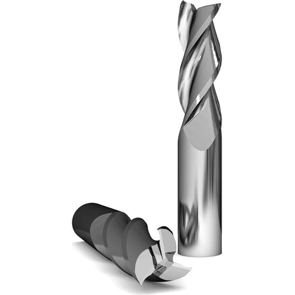 1/4" 3-Flute Solid Carbide Square End Mill - GWS 120674