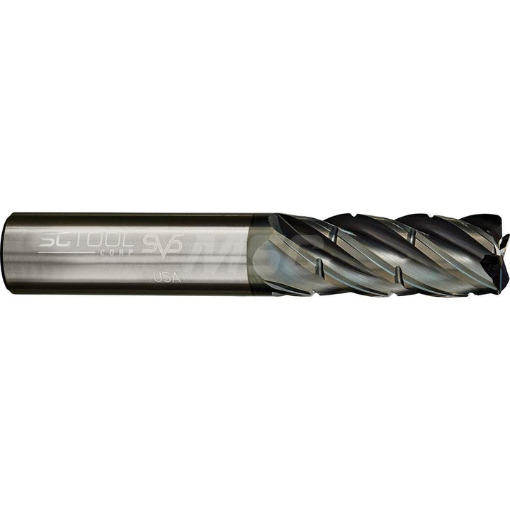 3/4" 5-Flute Solid Carbide Corner Radius End Mill, AlCrN - SC Tool 20471