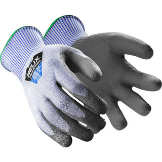 2X-Small Gray; Blue Fiberglass Blend; HPPE General Purpose Gloves - HexArmor. 2085-XXS (5)