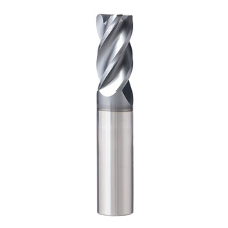 1/2" 4-Flute Solid Carbide Corner Radius End Mill, AlCrN - Supermill 5253368